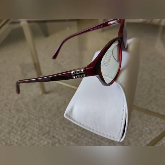 Valentino Women\'s Burgundy Glasses main image 7